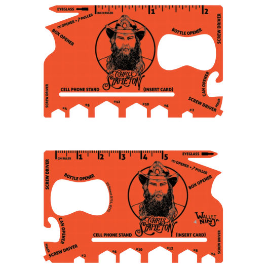 Chris Stapleton Hunter Orange Wallet Ninja