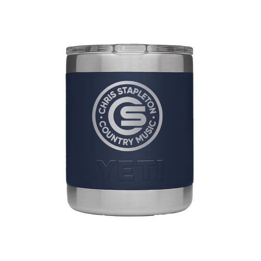 Chris Stapleton Navy 10 oz Yeti Rambler Lowball with Lid