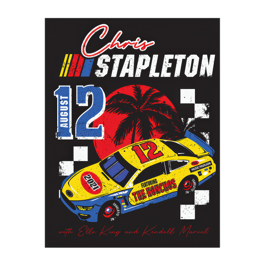 Chris Stapleton Show Poster   Charlotte, NC   08/12/21