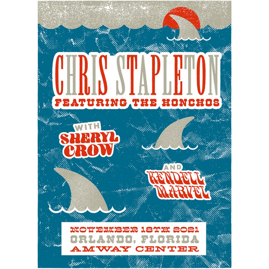Chris Stapleton Show Poster- Orlando, FL- 11/18/21