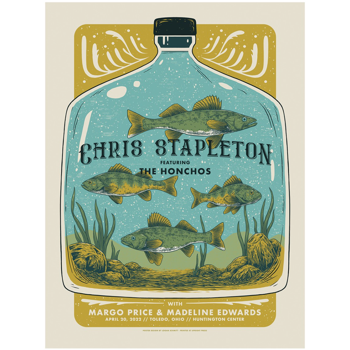 Chris Stapleton Show Poster – Toledo, OH – 04/20/22