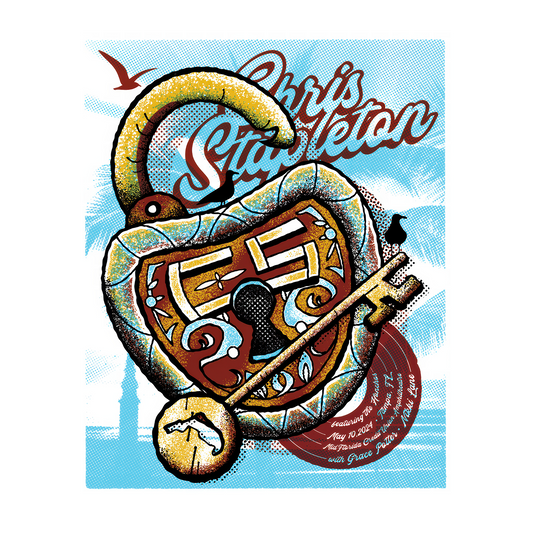 Chris Stapleton Show Poster  Tampa, FL  05/10/2024