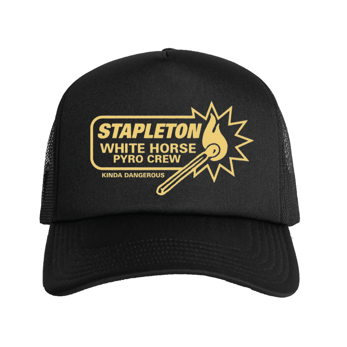 White Horse Pyro Crew Foam Trucker