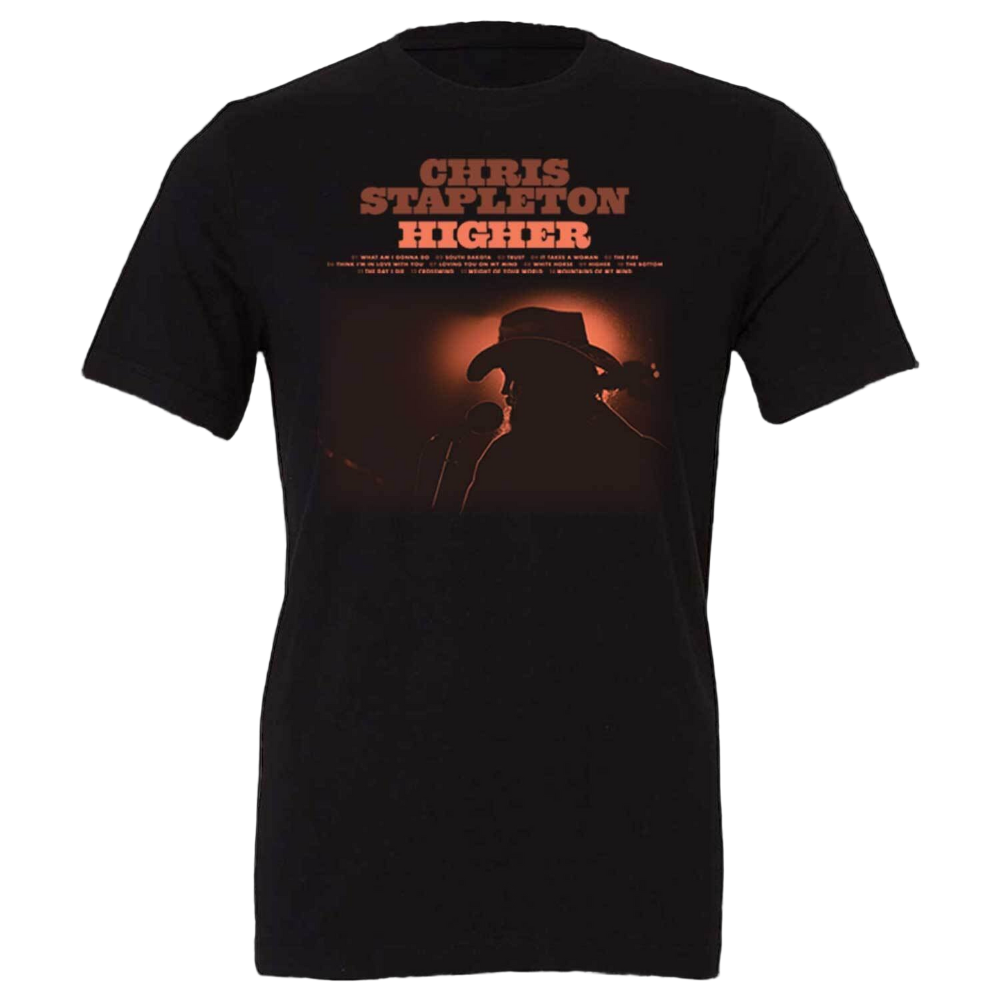 Higher Black Tee