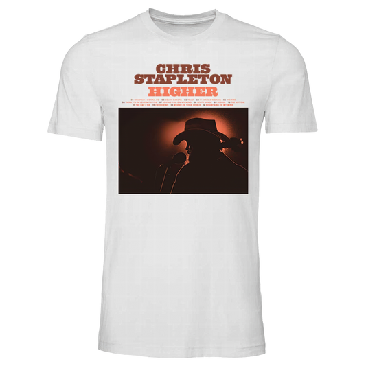 Higher White Tee