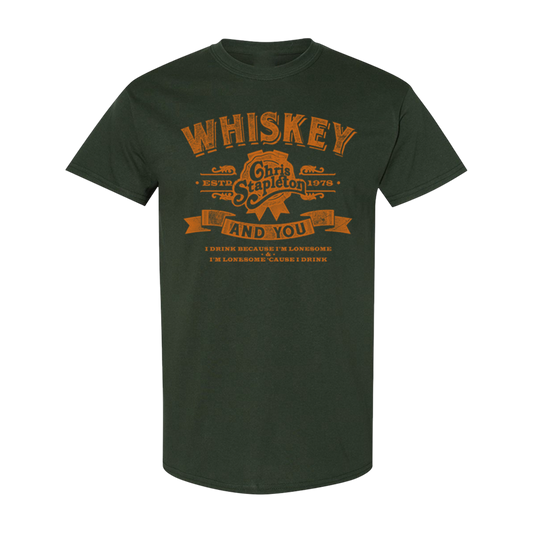 The Whiskey & You Green Tee