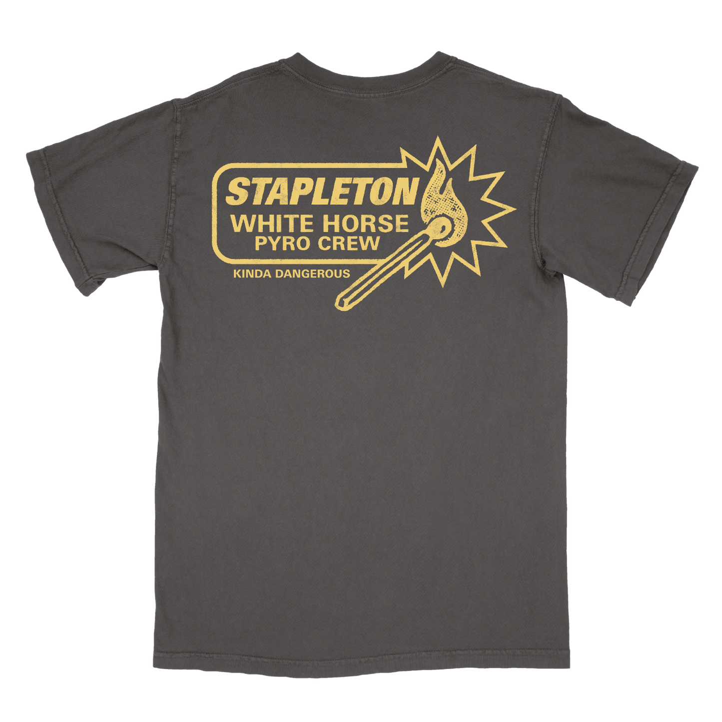 White Horse Pyro Crew Pepper Tee