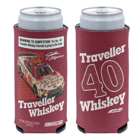 Justin Allgaier #40 2026 Traveller Whiskey Slim Can Cooler