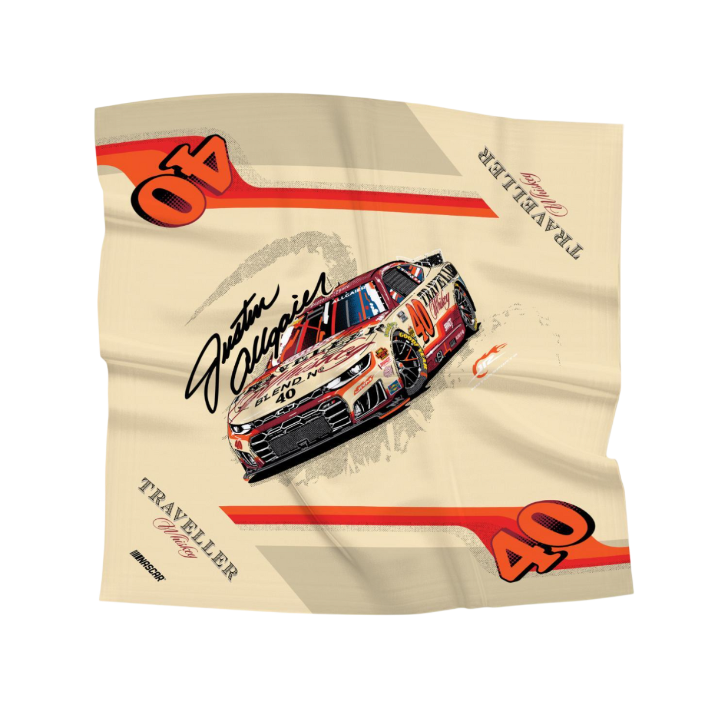 Justin Allgaier #40 Traveller Whiskey Bandana