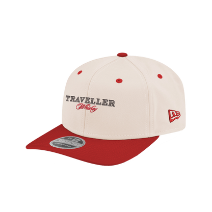Justin Allgaier #40 Traveller Whiskey Cream New Era 9SEVENTY SS Cap