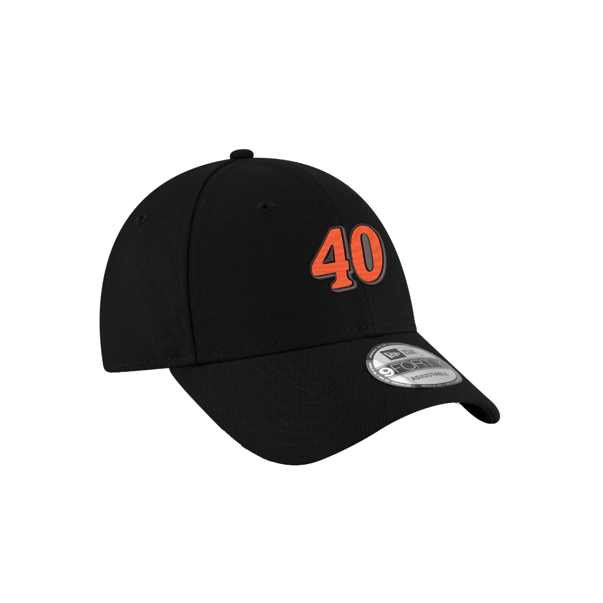 Justin Allgaier #40 Traveller Whiskey Black New Era 9FORTY Cap