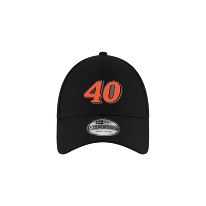 Justin Allgaier #40 Traveller Whiskey Black New Era 9FORTY Cap