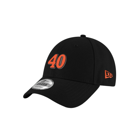 Justin Allgaier #40 Traveller Whiskey Black New Era 9FORTY Cap