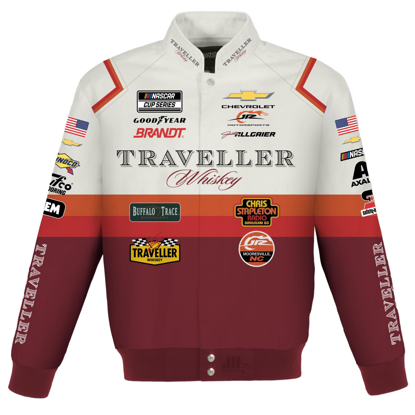 Justin Allgaier #40 Traveller Whiskey Uniform Twill Jacket