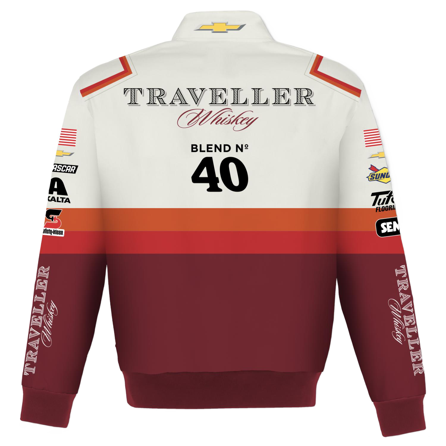 Justin Allgaier #40 Traveller Whiskey Uniform Twill Jacket – Chris Justin Allgaier #40 Traveller Whiskey Uniform Twill Jacket – Chris