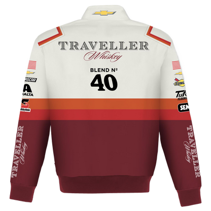 Justin Allgaier #40 Traveller Whiskey Uniform Twill Jacket