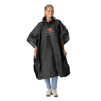 Justin Allgaier #40 Traveller Whiskey Poncho w/Mesh Bag