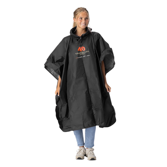 Justin Allgaier #40 Traveller Whiskey Poncho w/Mesh Bag