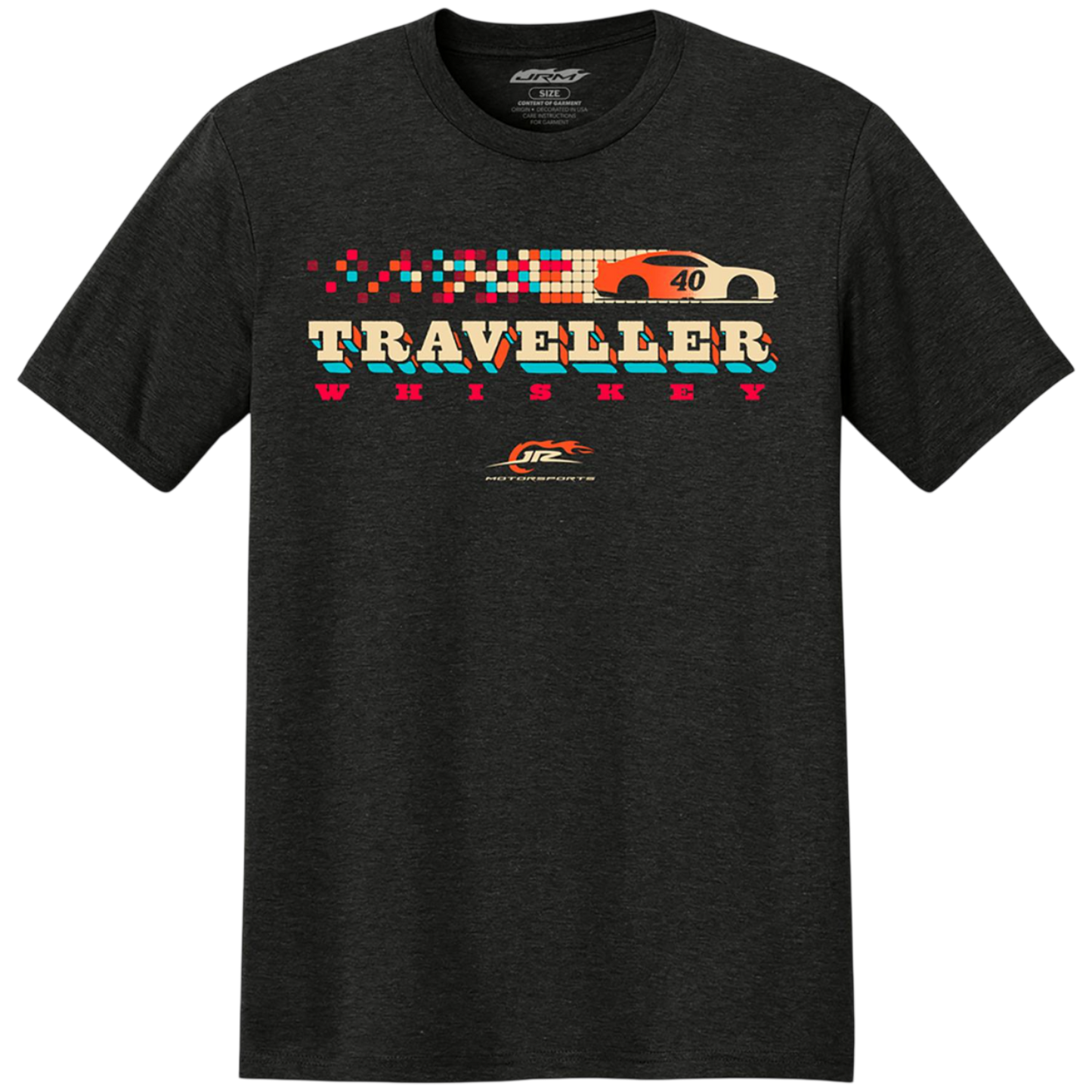 Justin Allgaier #40 Traveller Whiskey Black Frost T-shirt