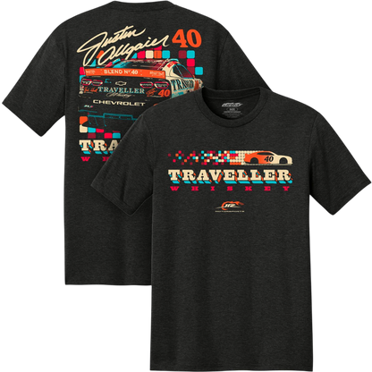 Justin Allgaier #40 Traveller Whiskey Black Frost T-shirt