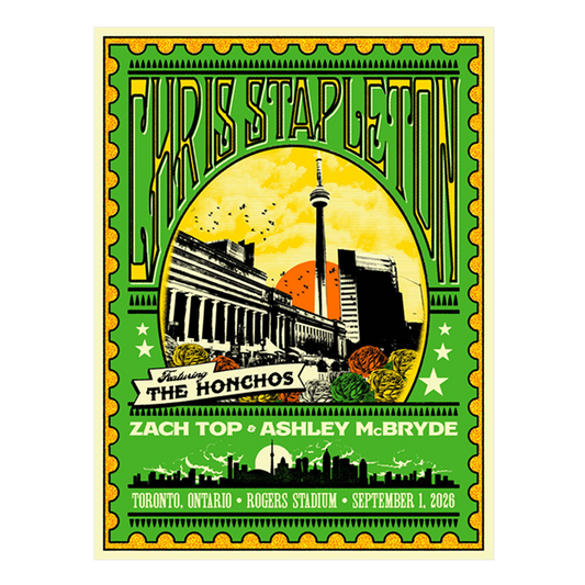 Chris Stapleton Show Poster - Toronto, ON 09/01/26