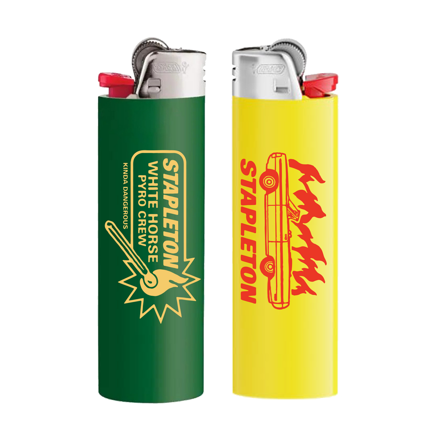 White Horse Pyro Crew Lighters - 2 Pack