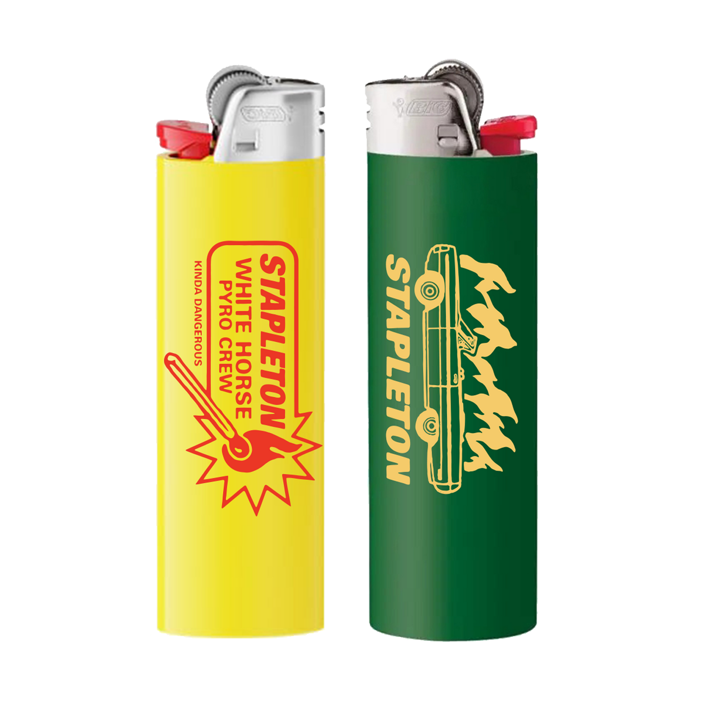 White Horse Pyro Crew Lighters - 2 Pack