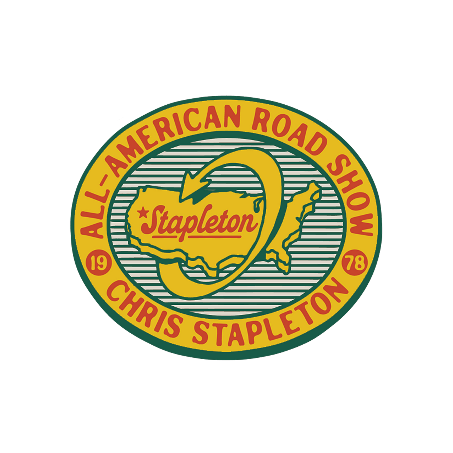 All-American Road Show Arrow Sticker
