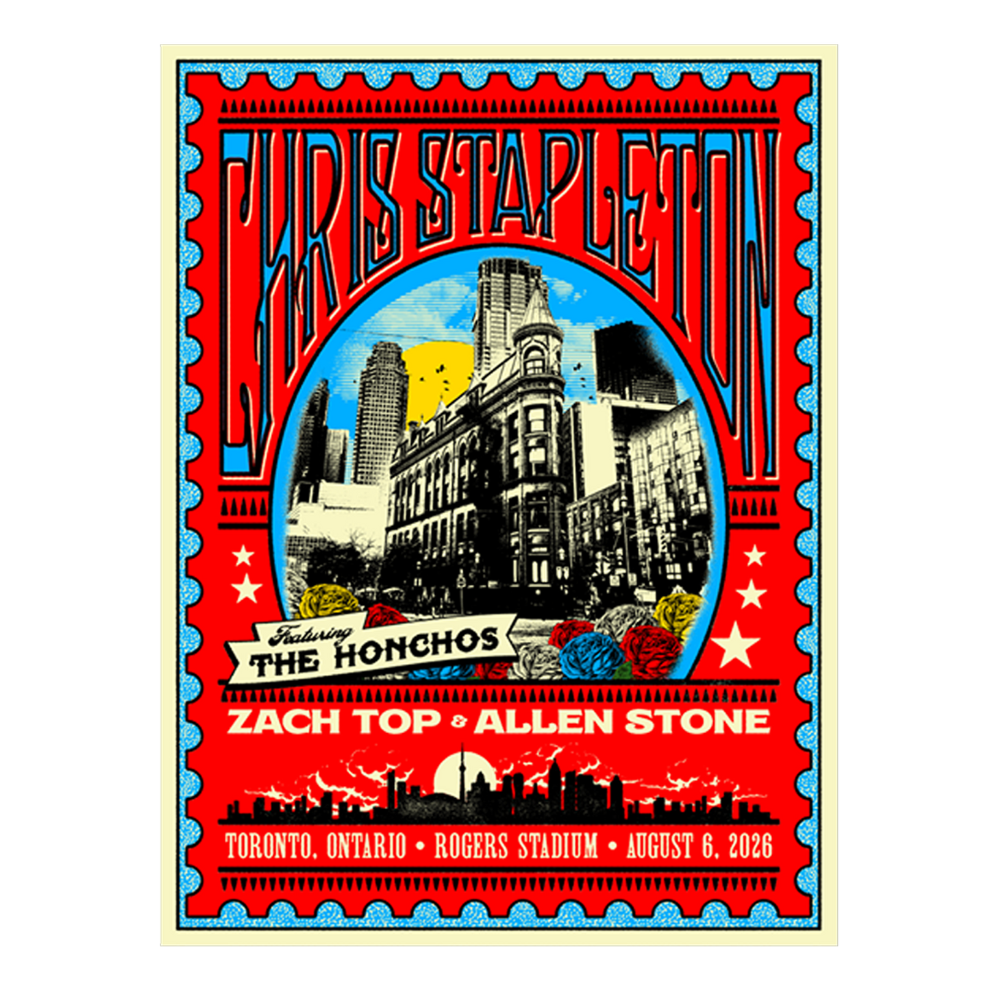 Chris Stapleton Show Poster - Toronto, ON - 08/06/2026