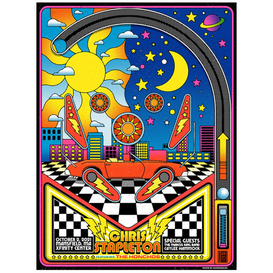 Chris Stapleton Show Poster   Mansfield, MA   10/02/21