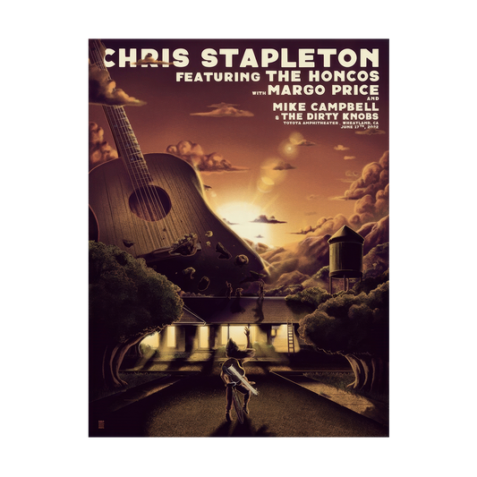 Chris Stapleton Show Poster  Wheatland, CA  06/17/22