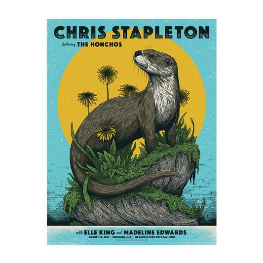 Chris Stapleton Show Poster - Columbia, MD - 08/20/22