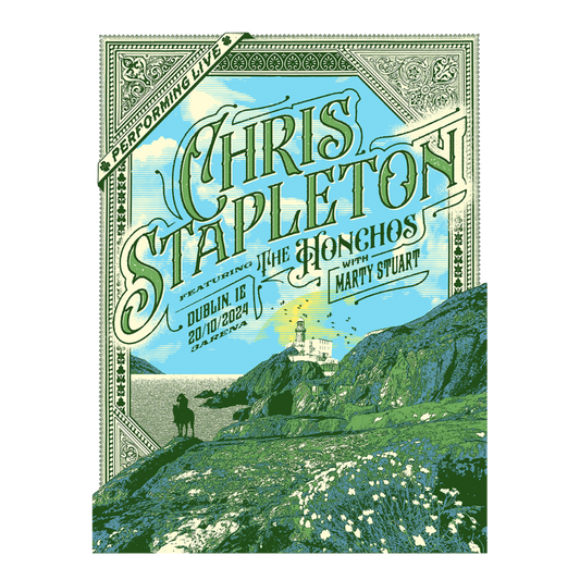 Chris Stapleton Show Poster  Dublin, IE  10/20/2024