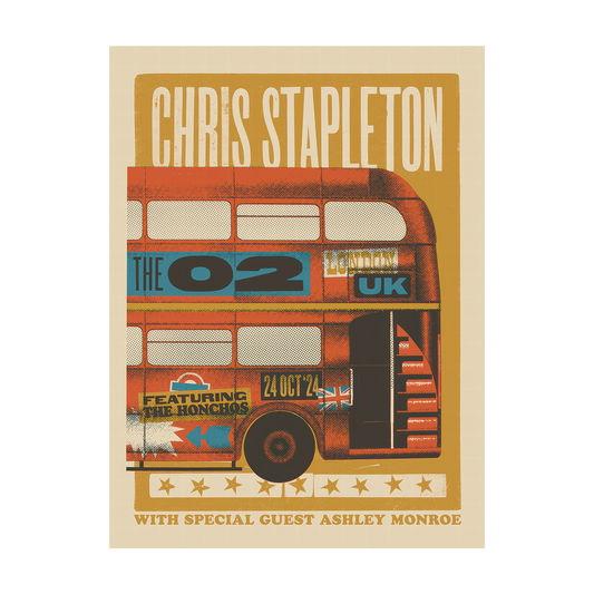 Chris Stapleton Show Poster London, UK 10/24/2024