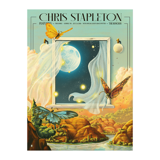 Chris Stapleton Show Poster - George, WA - 07/24/2026
