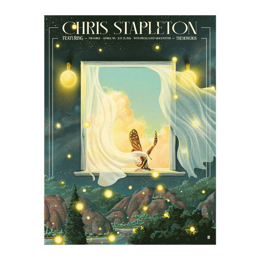 Chris Stapleton Show Poster - George, WA - 07/25/2026