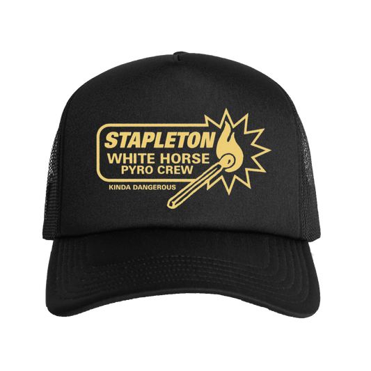 White Horse Pyro Crew Foam Trucker
