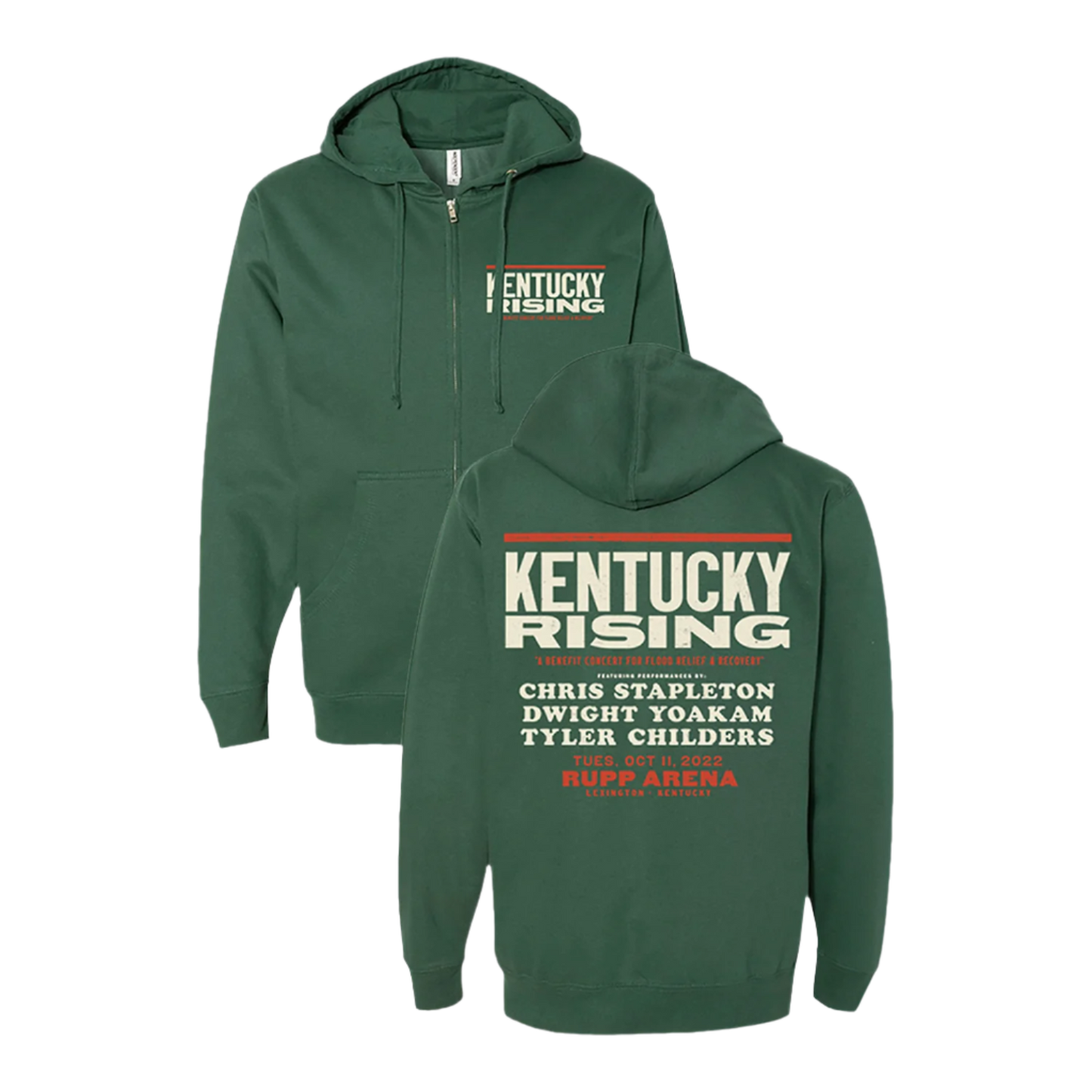 Kentucky Rising Zip Hoodie