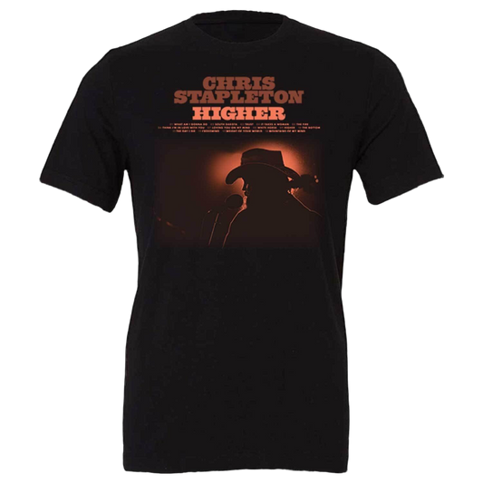 Higher Black Tee
