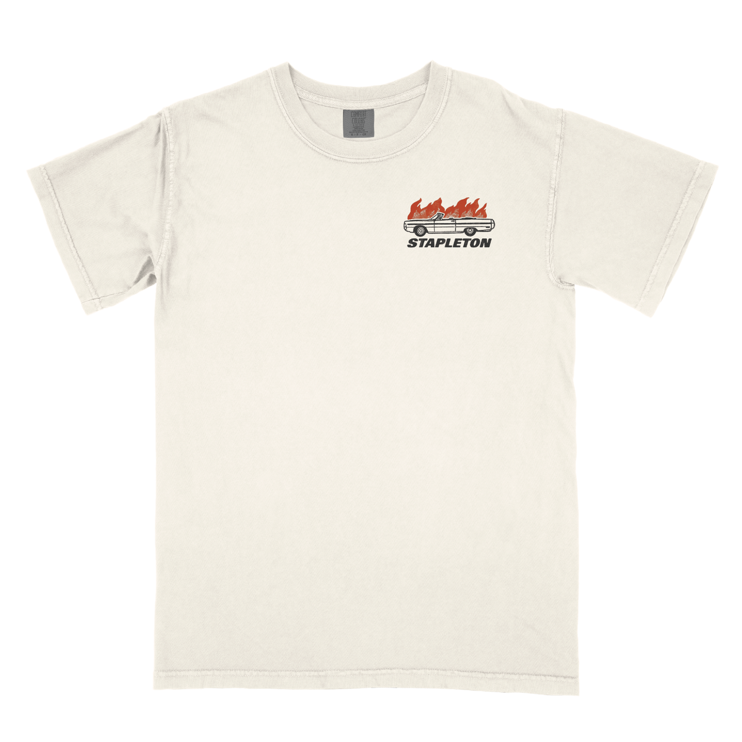 White Horse Pyro Crew Ivory Tee