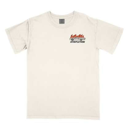 White Horse Pyro Crew Ivory Tee