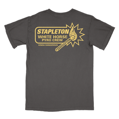 White Horse Pyro Crew Pepper Tee